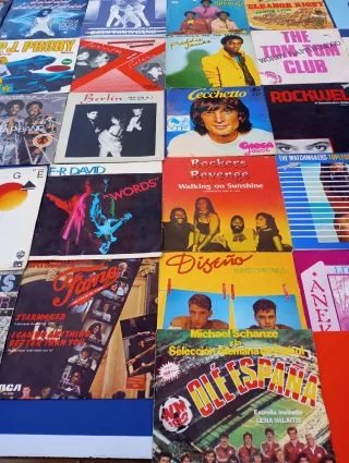 Lote Vinilos Singles 70s 80s Pop Rock