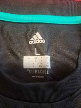 Camiseta Real Madrid Adidas Talla L Negra
