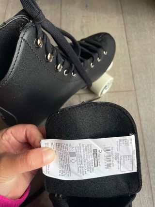 Patines Oxelo Quad 100 Negro Talla 40