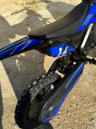 Minimoto elettrica per bambini blu 36v 500w