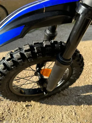 Minimoto elettrica per bambini blu 36v 500w