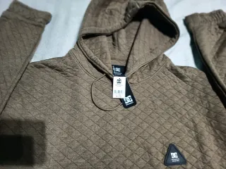 Sudadera DC Marrón Acolchada