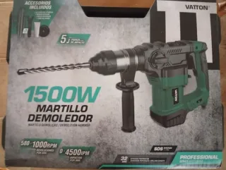 Martillo Demoledor VATTON 1500W SDS Plus