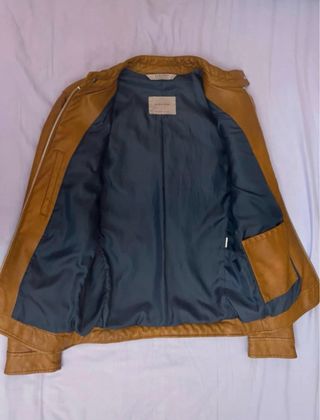 Cazadora Biker Marrón