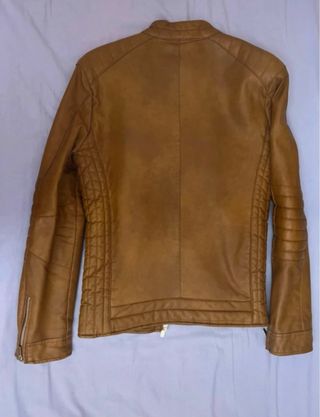 Cazadora Biker Marrón