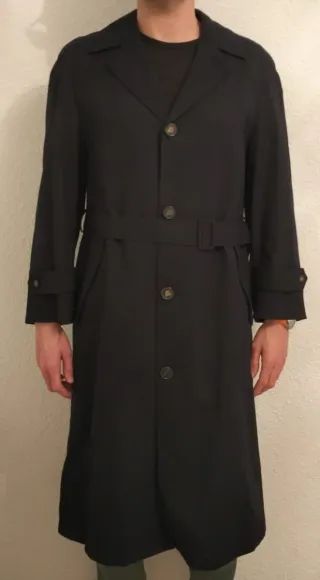 Trench uomo nero