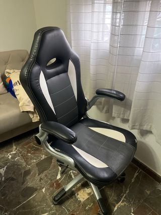 Silla de Oficina Negra y Gris