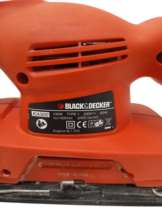 Lijadora Orbital Black And Decker KA300