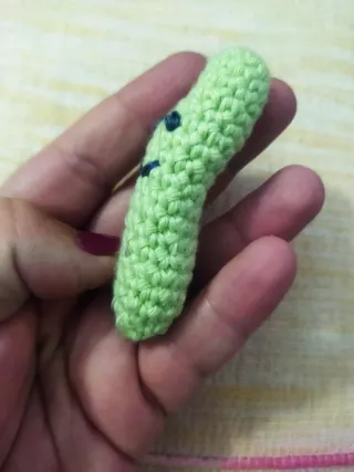 Muñeco crochet antiestrés click fidget toy