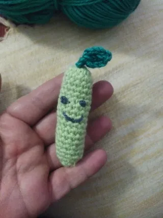 Muñeco crochet antiestrés click fidget toy