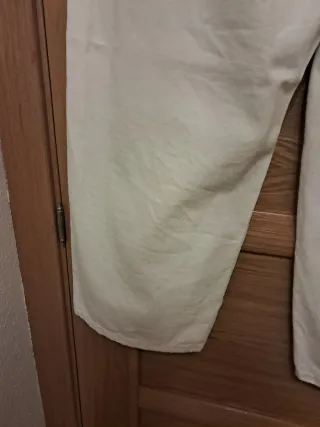 Pantalón vaquero blanco