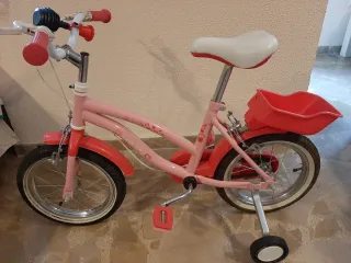 Bicicleta niña Hello Kitty rosa