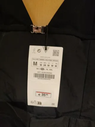 Mono Zara negro tirantes