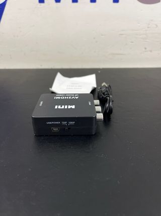 Convertidor RCA a HDMI Mini AV2HDMI 1080P