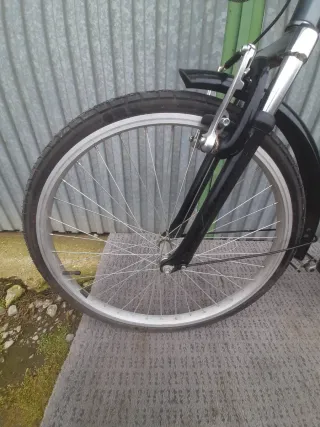 Bicicleta Eléctrica City Gris