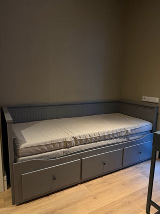 Cama extensible 1-2 plazas con 3 cajones