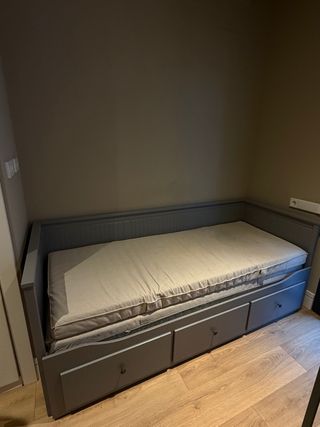 Cama extensible 1-2 plazas con 3 cajones