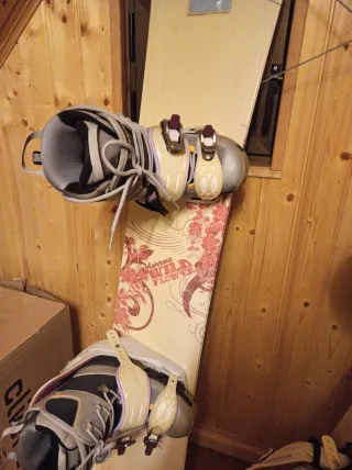 Tablas Snowboard con Fijaciones y Botas