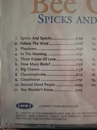 CD Bee Gees - Spicks and Specks