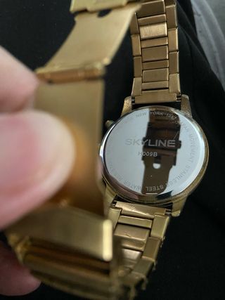 Reloj SKYLINE Hombre Dorado Cronógrafo