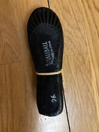 Sandalias de ballet negras