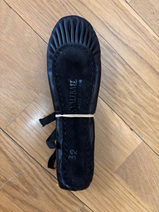 Sandalias de ballet negras