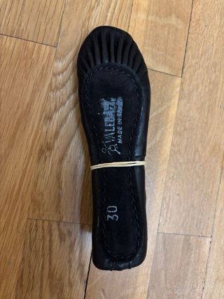 Sandalias de ballet negras