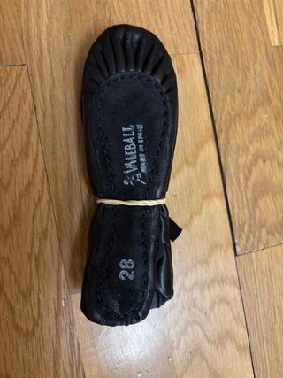 Sandalias de ballet negras