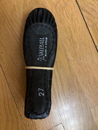 Sandalias de ballet negras