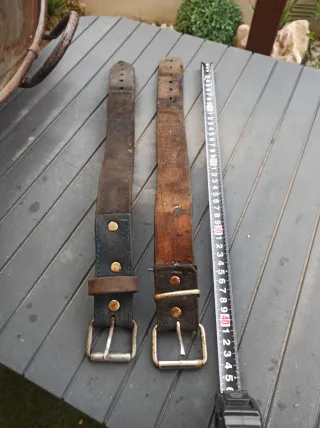 Correas antiguas para cencerros