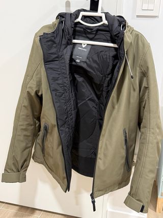 Chaqueta moto Rev'It impermeable, nueva, verde