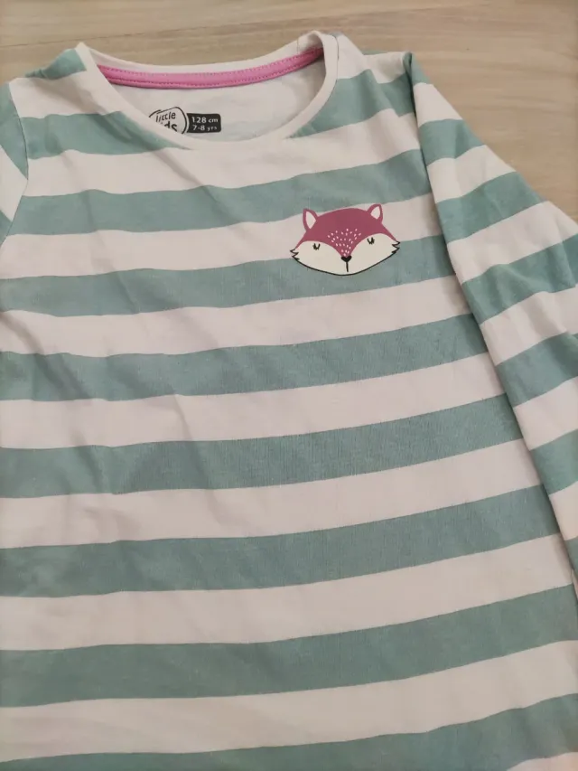 Lote 2 camisetas niña algodón