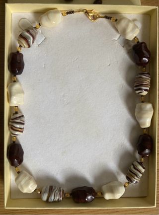 Conjunto Millefiori: collar, pulsera y pendientes