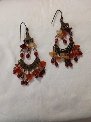Pendientes artesanales étnicos
