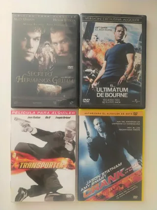 Colección Películas DVD versión alquiler
