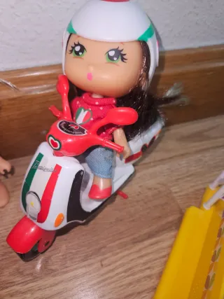 Barriguitas con moto y bici