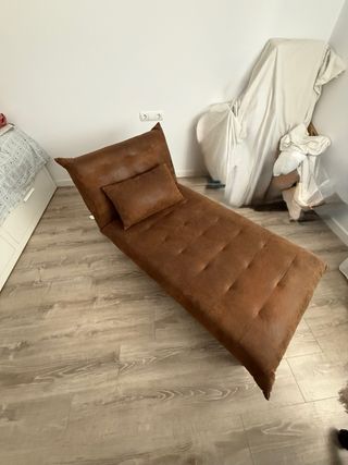 Chaise longue convertible marrón Maisons du monde