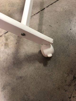 Bastidor cambiador bebé madera con ruedas