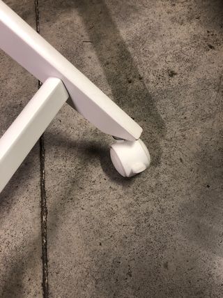 Bastidor cambiador bebé madera con ruedas