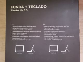 Funda + Teclado Bluetooth Netway Tablet