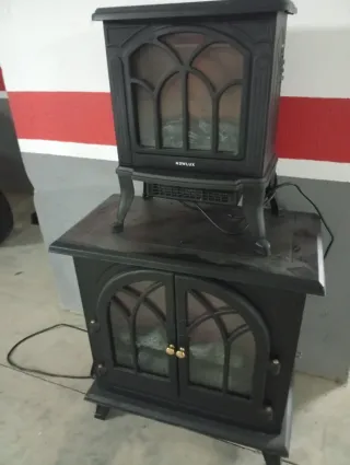 Dos Calefactores eléctricos