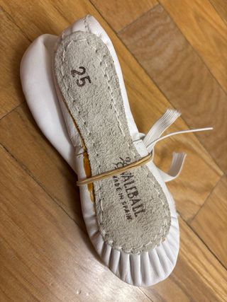 Sandalias ballet blancas