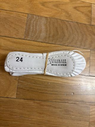 Sandalias ballet blancas