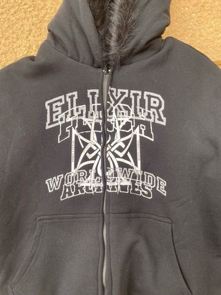 Elixir x floriach Sudadera con Capucha Reversible
