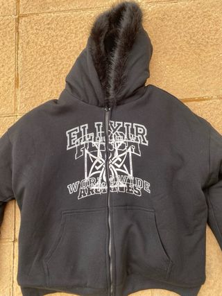 Elixir x floriach Sudadera con Capucha Reversible