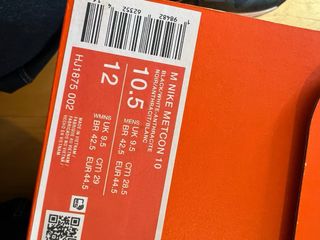 Nike Metcon 10 Zapatillas Negras Blancas