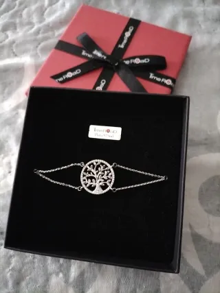 Pulsera Plata Árbol de la Vida Time Road, nueva