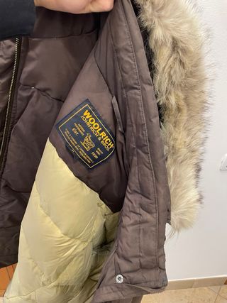 Piumino donna Woolrich marrone