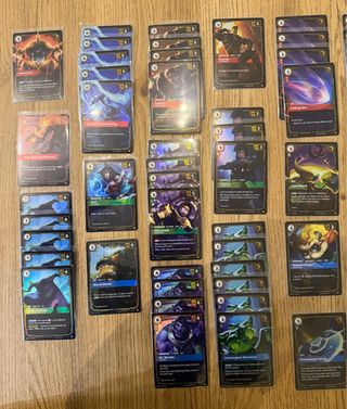 Lote de cartas Riftbound