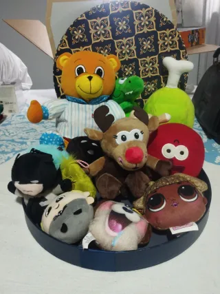 Peluche Orso e altri pupazzi